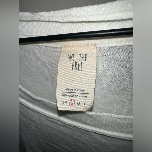 Free People White Long Sleeve Blouse - Picture 3 of 3